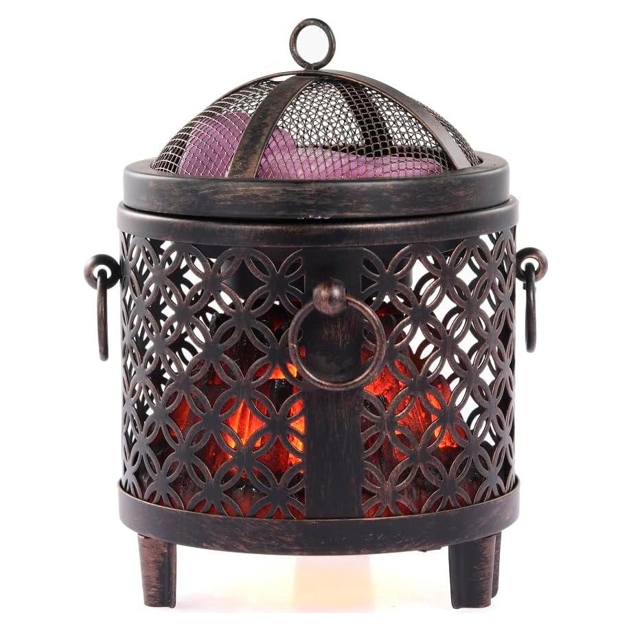 Calentador de Cera Eléctrico DICIMI 4 en 1 - Diseño Moneda de Cobre