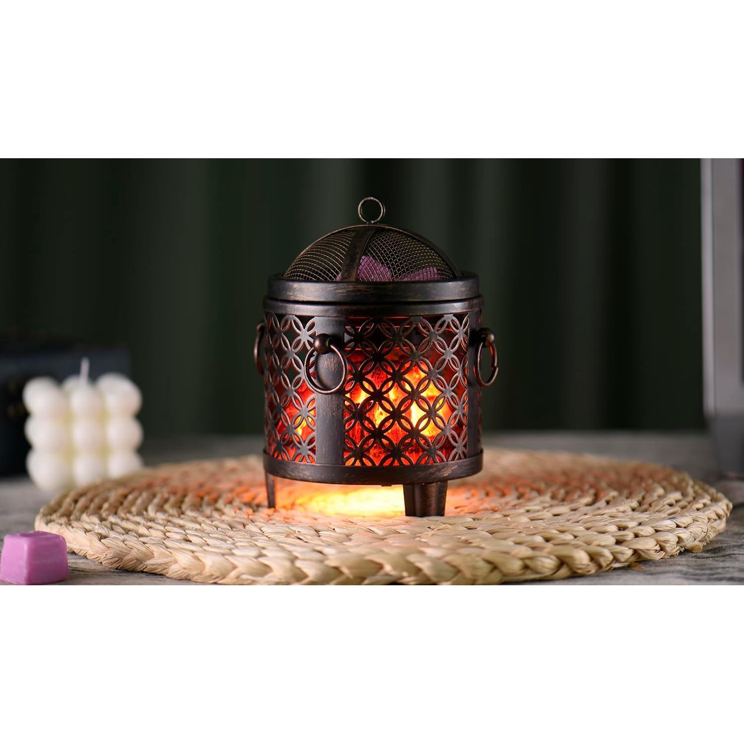 Calentador de Cera Eléctrico DICIMI 4 en 1 - Diseño Moneda de Cobre