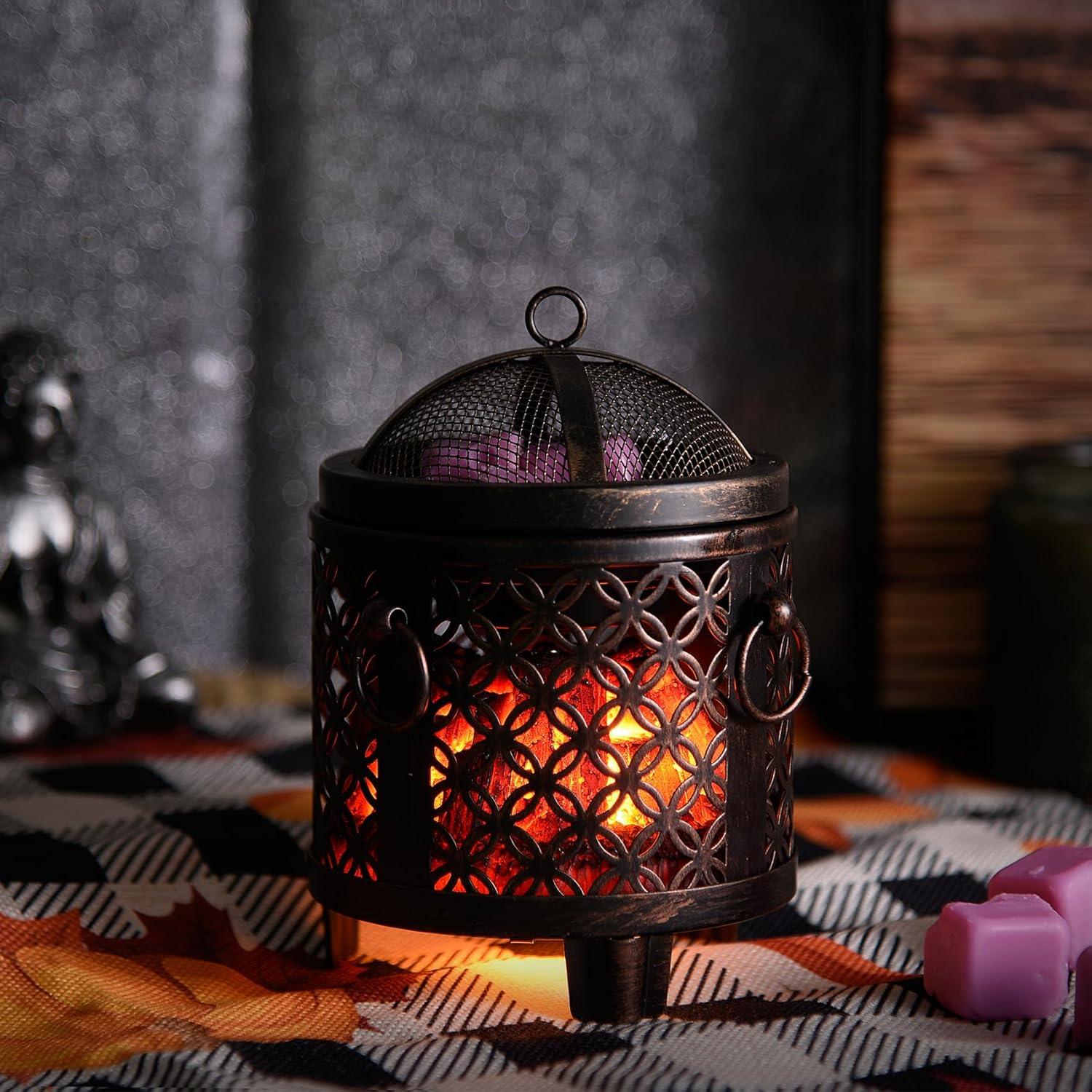 Calentador de Cera Eléctrico DICIMI 4 en 1 - Diseño Moneda de Cobre