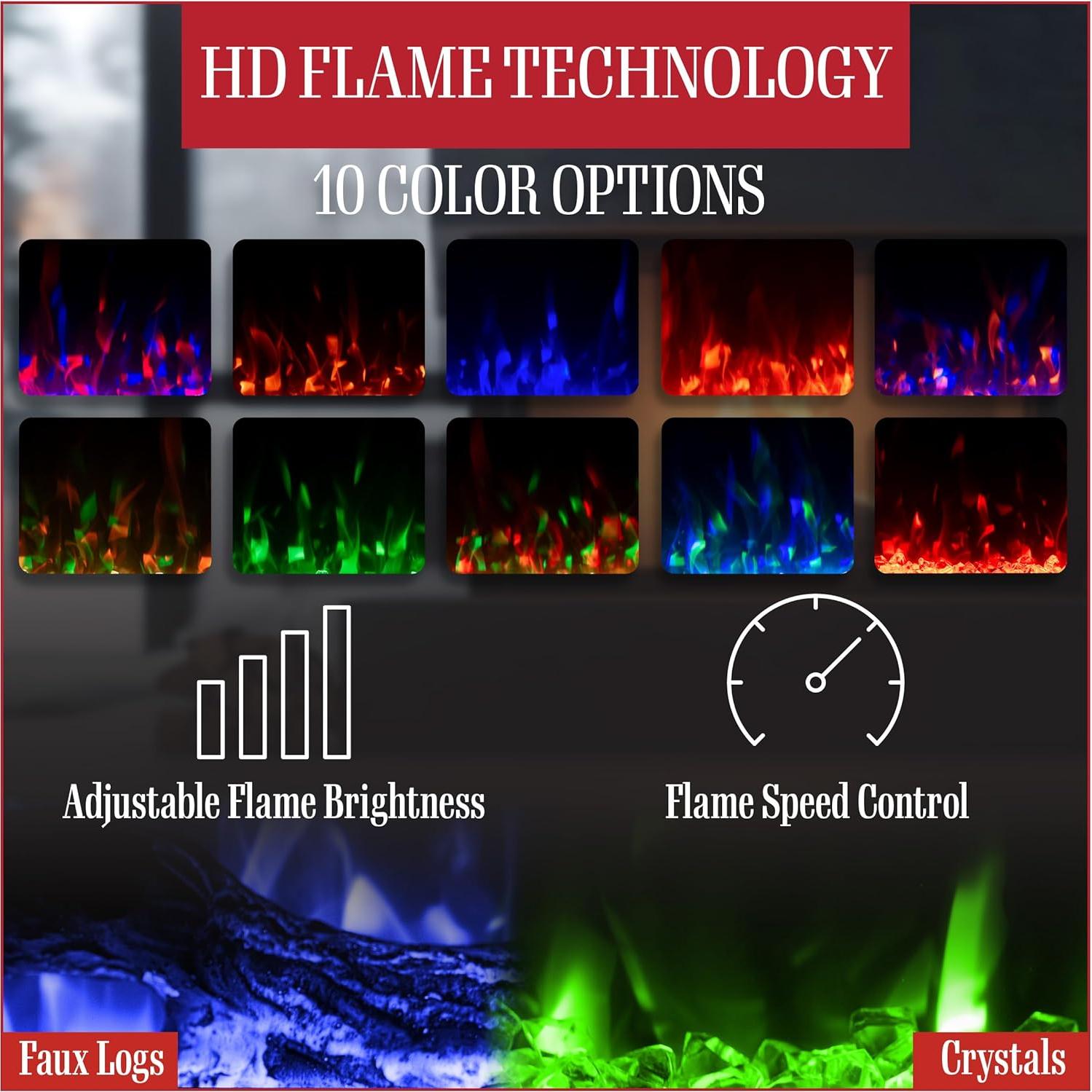 Chimenea Eléctrica Northwest 106.68 cm con Control Remoto