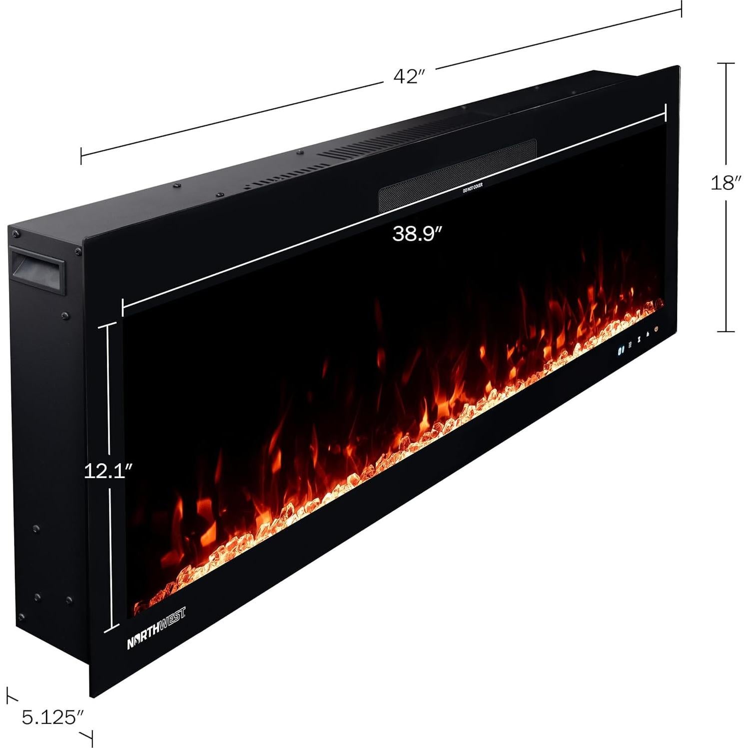 Chimenea Eléctrica Northwest 106.68 cm con Control Remoto