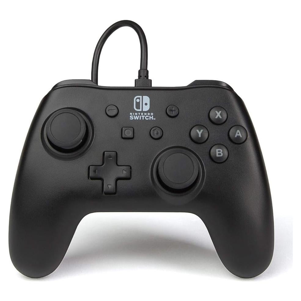 Controlador con cable PowerA para Nintendo Switch - Negro, 3m USB