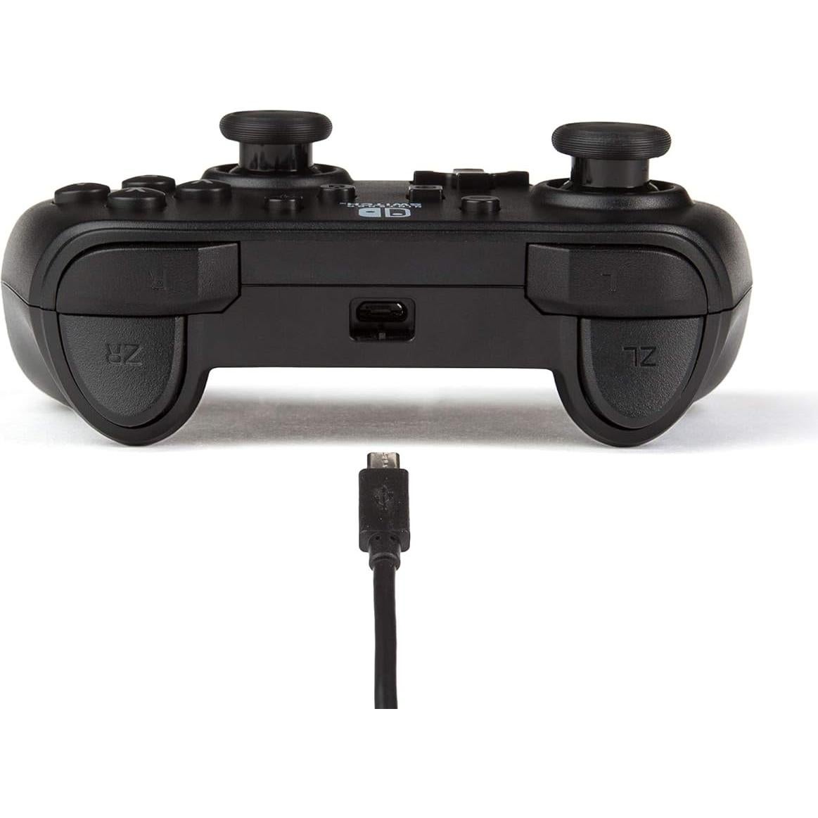 Controlador con cable PowerA para Nintendo Switch - Negro, 3m USB