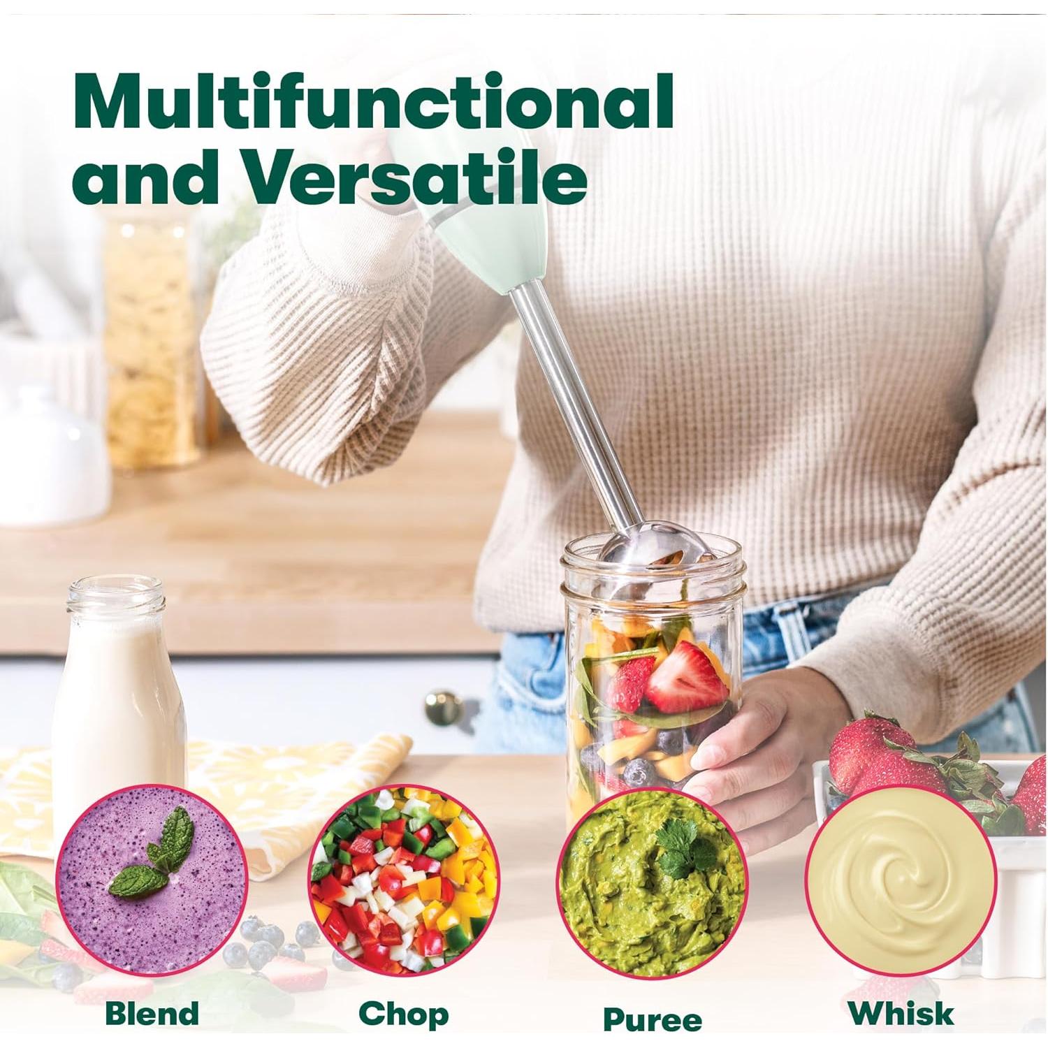 Batidora de Inmersión Bella 250W 2 Velocidades Salvia