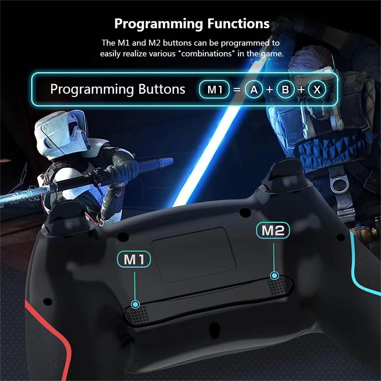 Controlador Inalámbrico Matbip SW02 Azul y Rojo para Switch