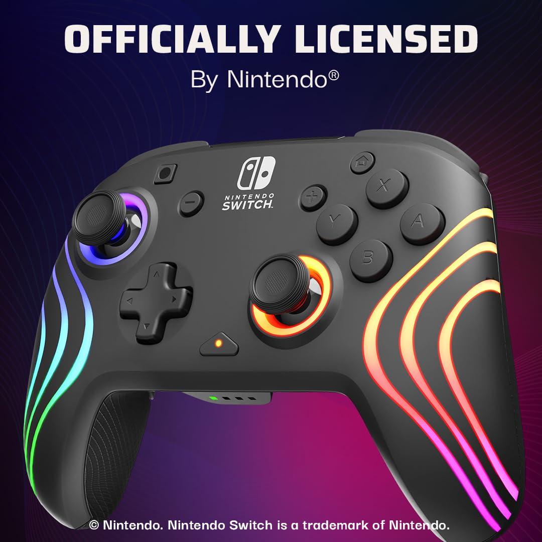 Controlador Inalámbrico RGB Afterglow Wave PDP - Nintendo Switch