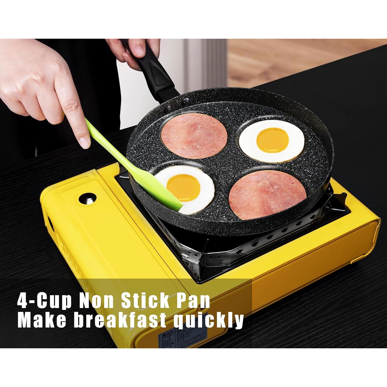 Sartén MyLifeUNIT para Freír Huevos 4 Cavidades Antiadherente