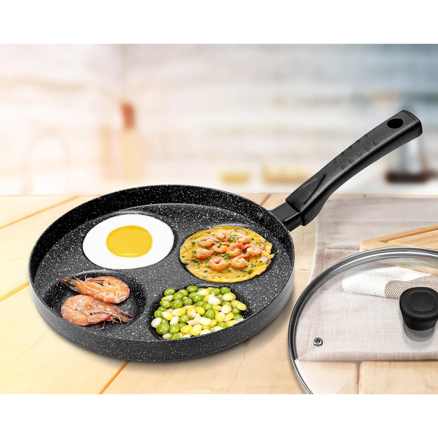 Sartén MyLifeUNIT para Freír Huevos 4 Cavidades Antiadherente