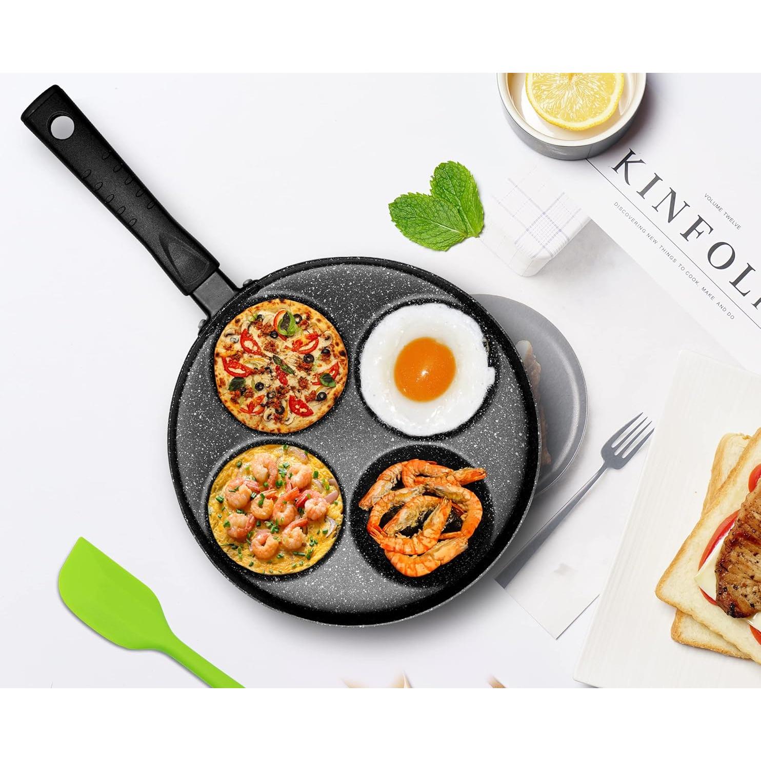 Sartén MyLifeUNIT para Freír Huevos 4 Cavidades Antiadherente