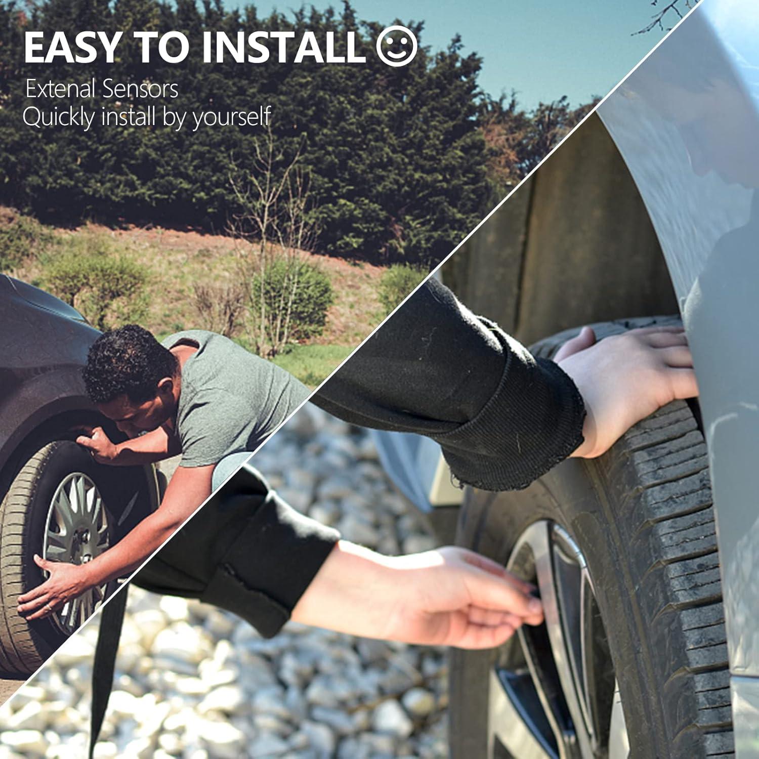 Sistema Monitoreo Neumáticos Hieha TPMS Solar 7.84"