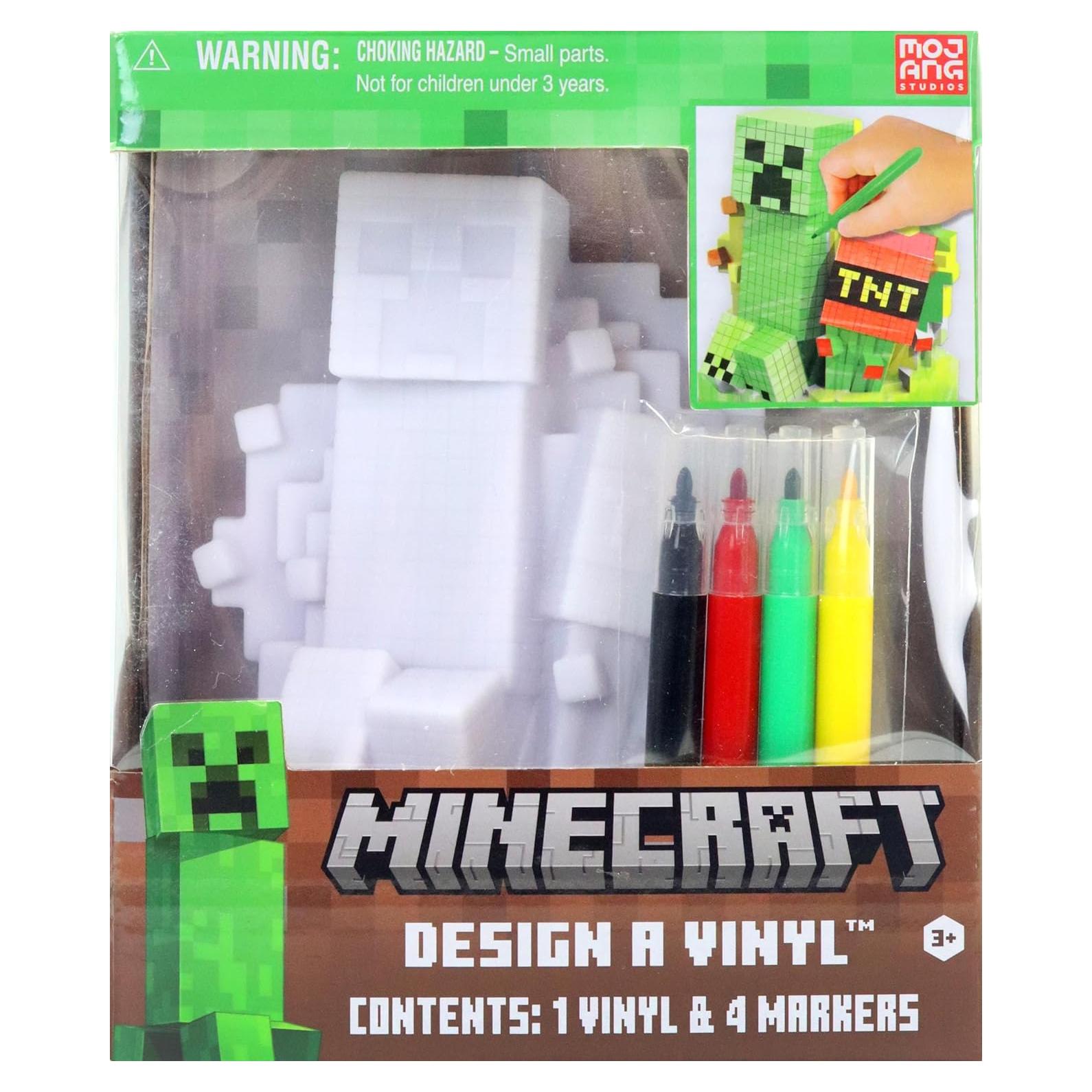 Kit de Manualidad Tara Toys Minecraft - Diseña Figura de Vinilo