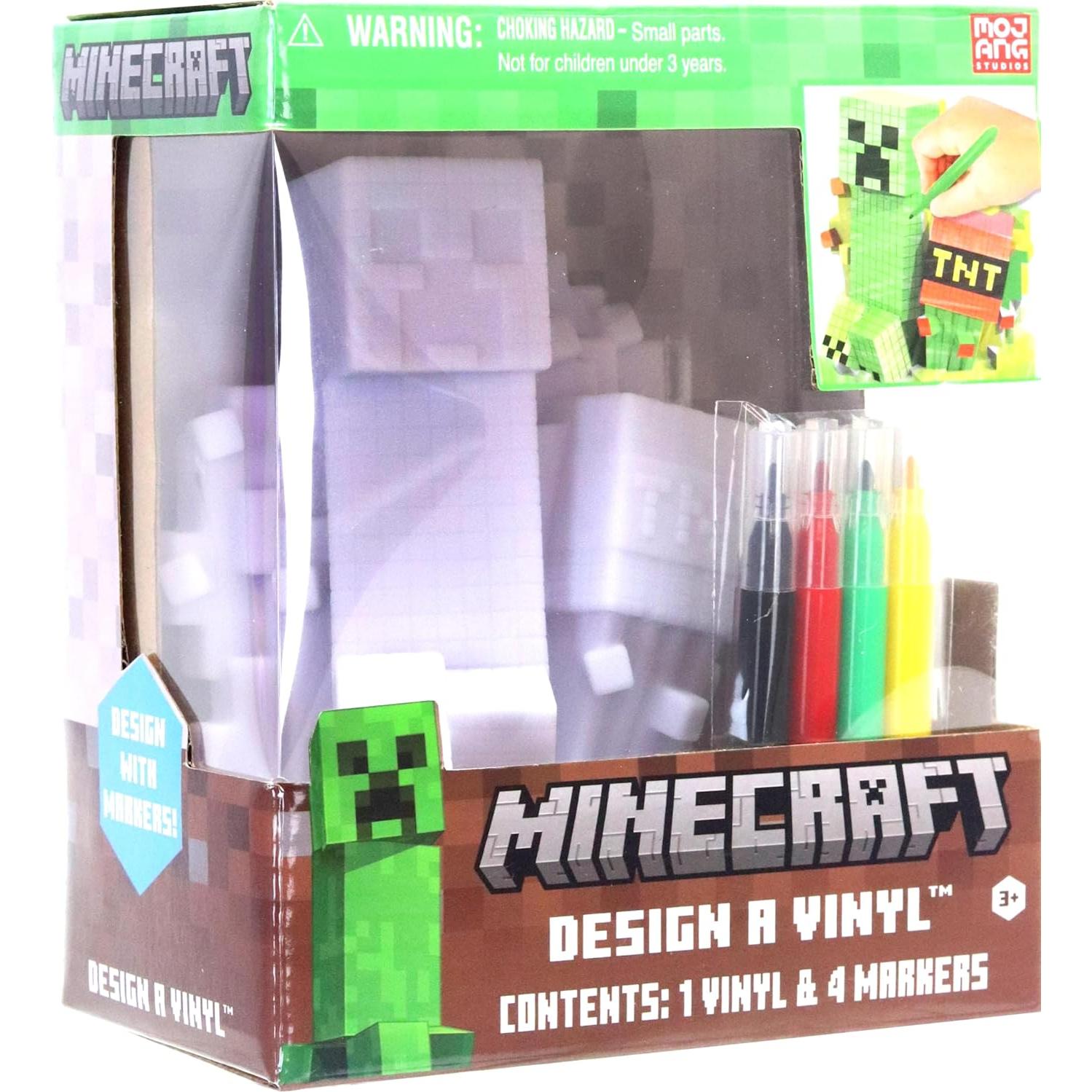 Kit de Manualidad Tara Toys Minecraft - Diseña Figura de Vinilo