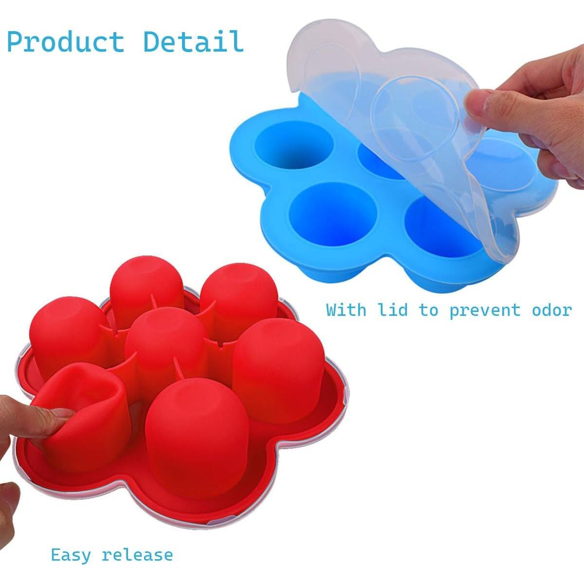 Moldes de Silicona para Huevos HAISENGO 3 Piezas 21 cm