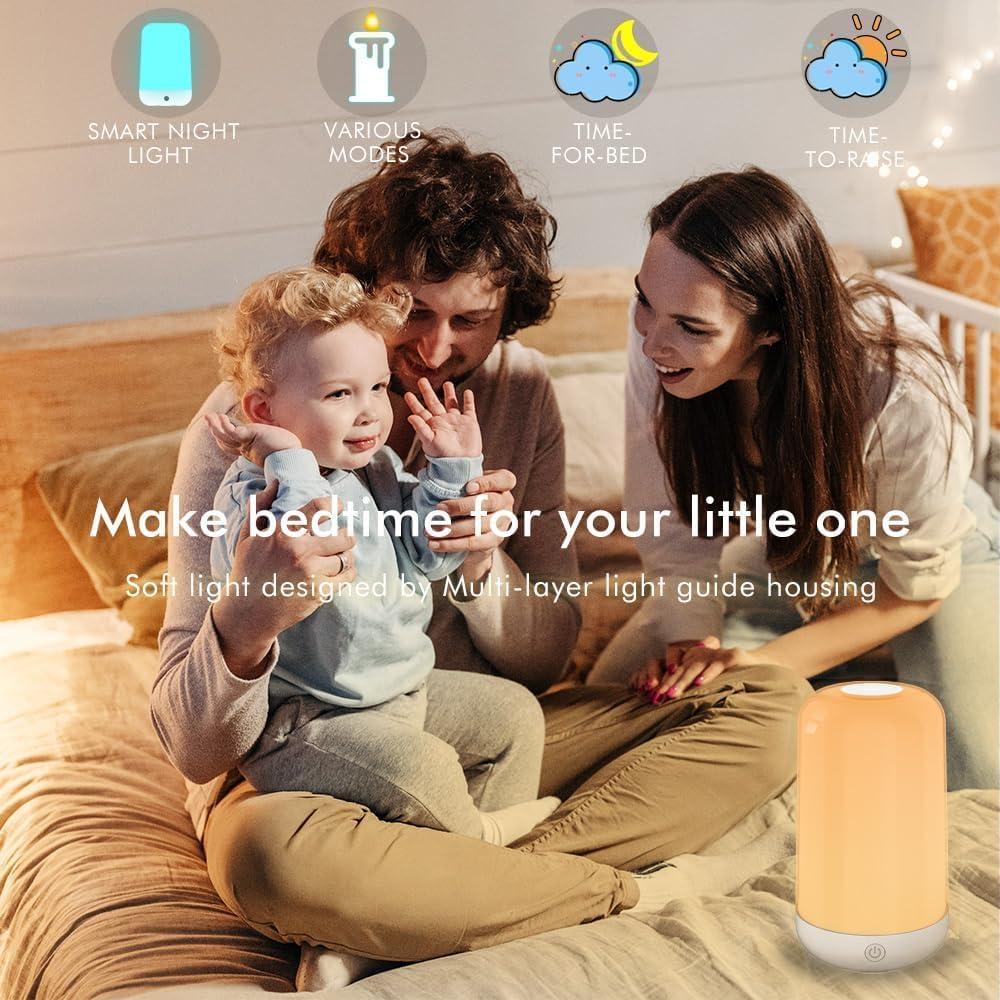 Lámpara de Mesa LED YHW Smart Touch RGB Regulable 10x18.7cm