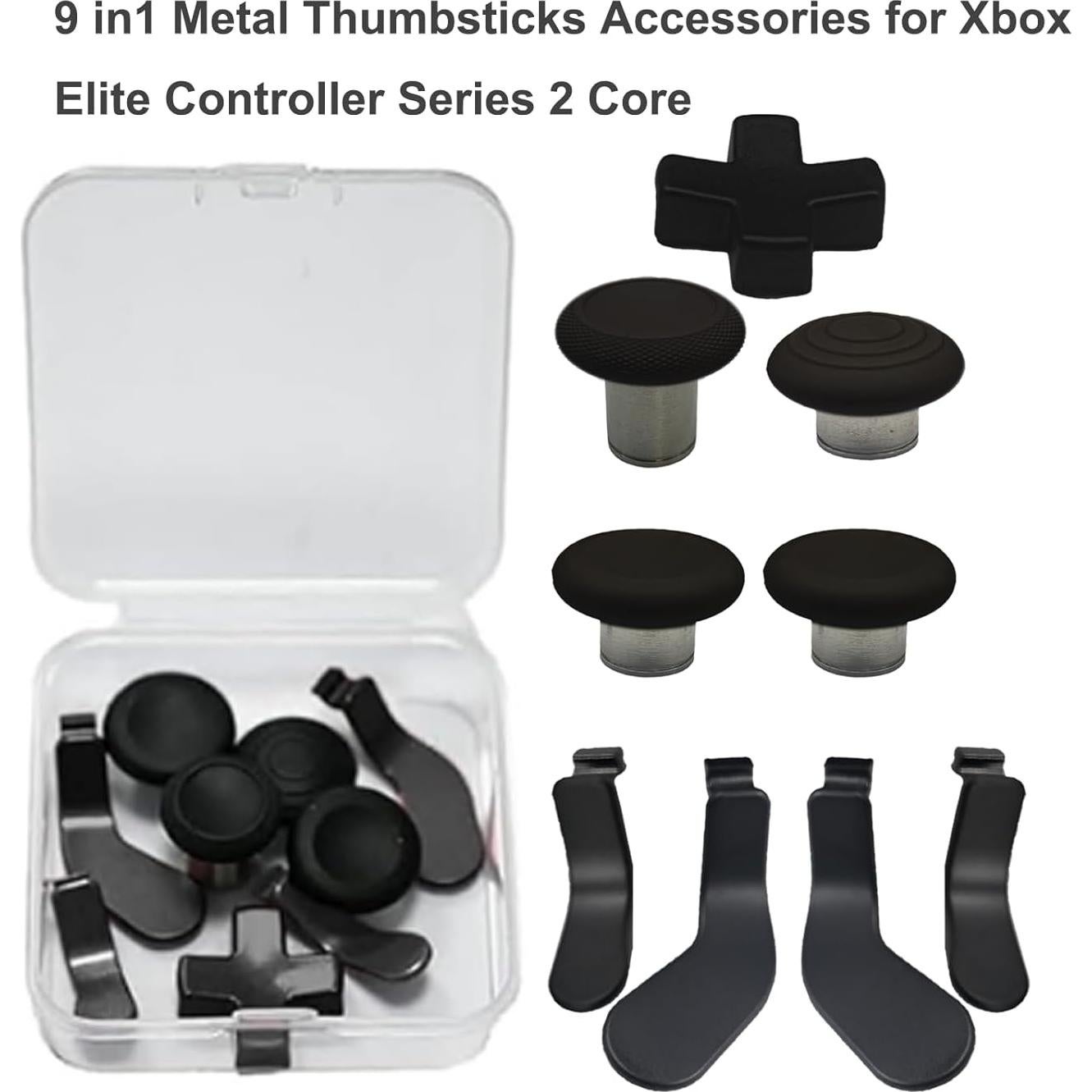 Kit 9 en 1 Accesorios para Controlador Xbox Elite Series 2 Core