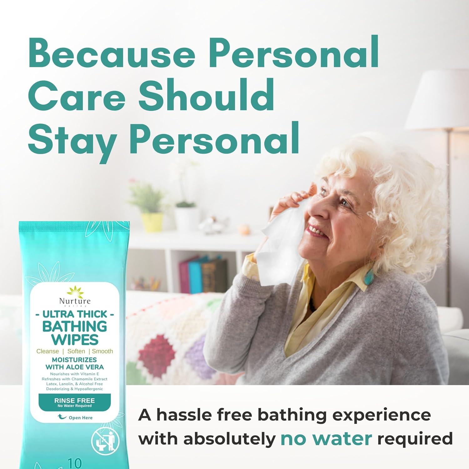 Toallitas Corporales Nurture XL con Aloe Vera | 120 Paños