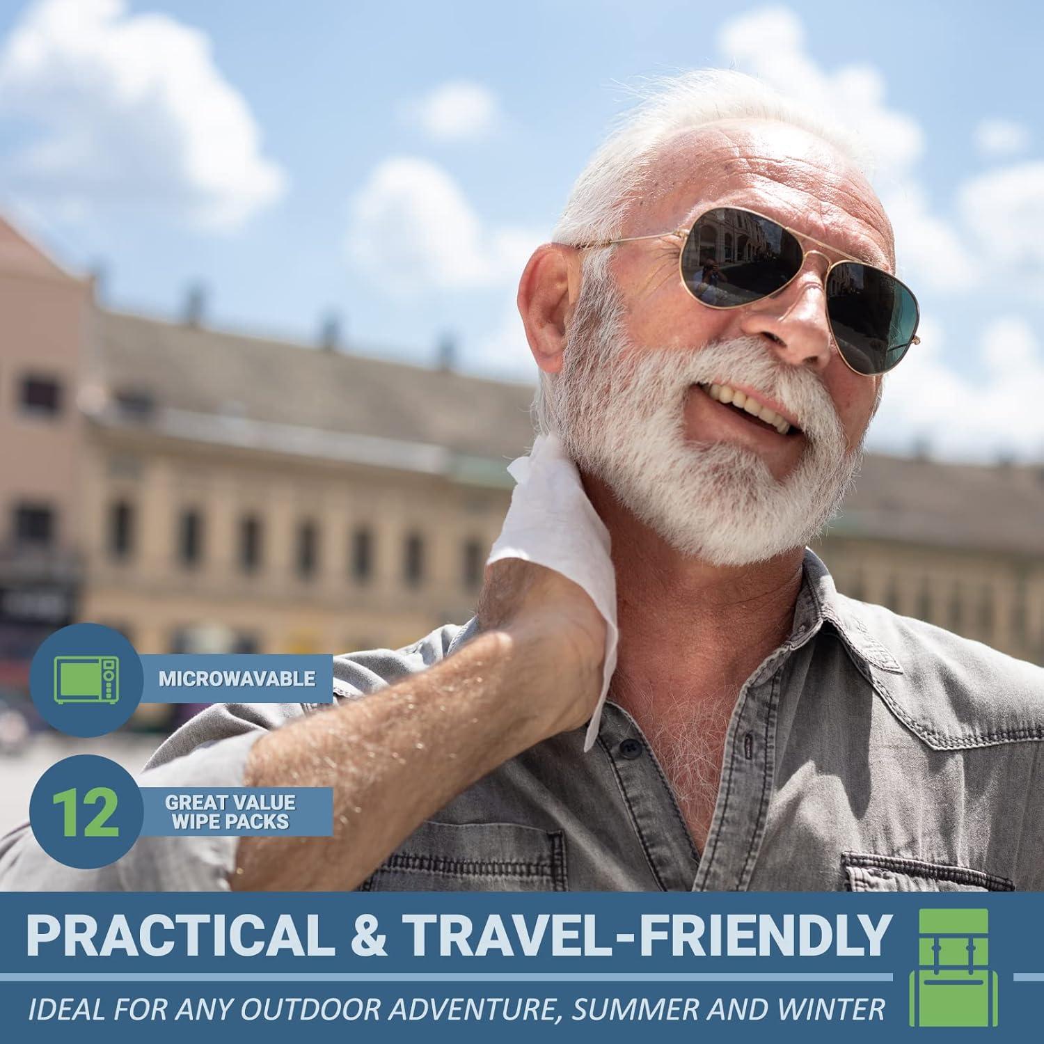 Toallitas de Baño Desechables Med Pride con Aloe Vera 96 Pzs