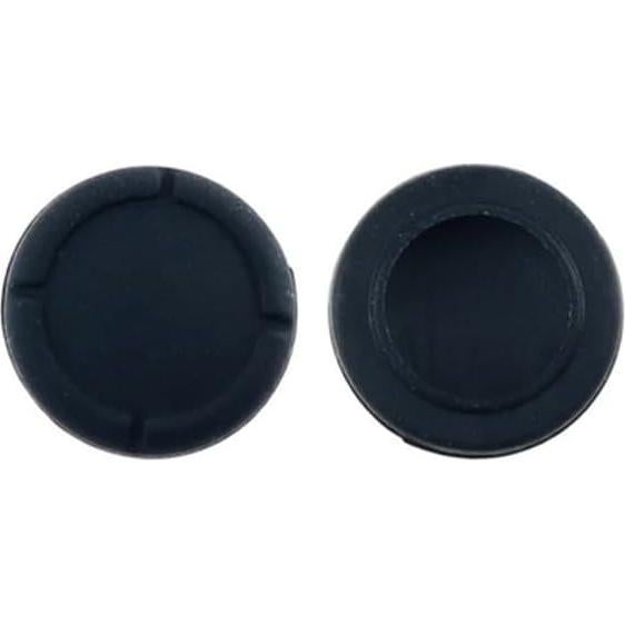 2PCS 3D Analog Joystick Cover Thumb Stick Cap Button Module for Switch NS/Switch Lite Joycon (Black)
