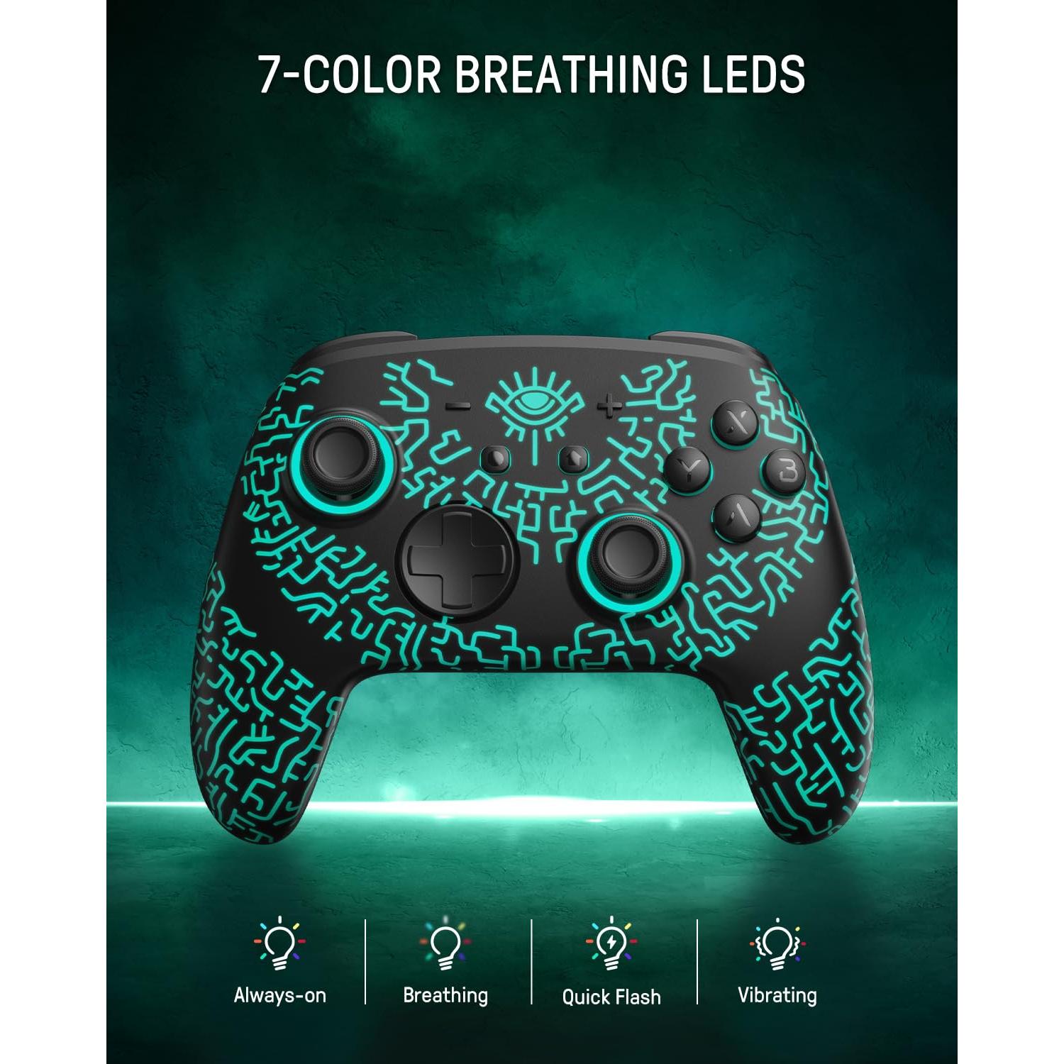 Controlador Inalámbrico FUNLAB Switch 2 Pro con LED y NFC