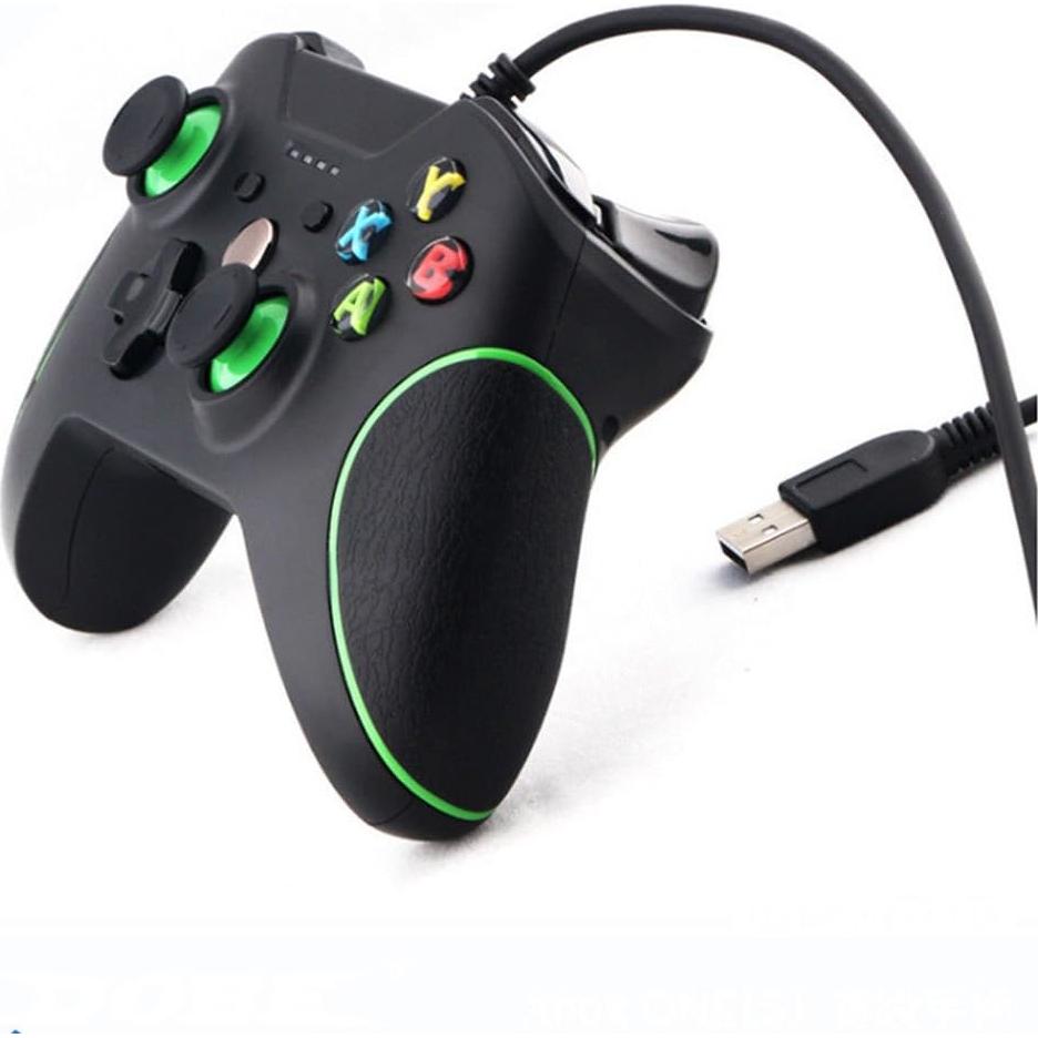 Controlador USB con cable OSTENT para Xbox One S - Negro
