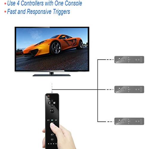 Control Remoto Inalámbrico ChamZA para Wii/Wii U con Funda