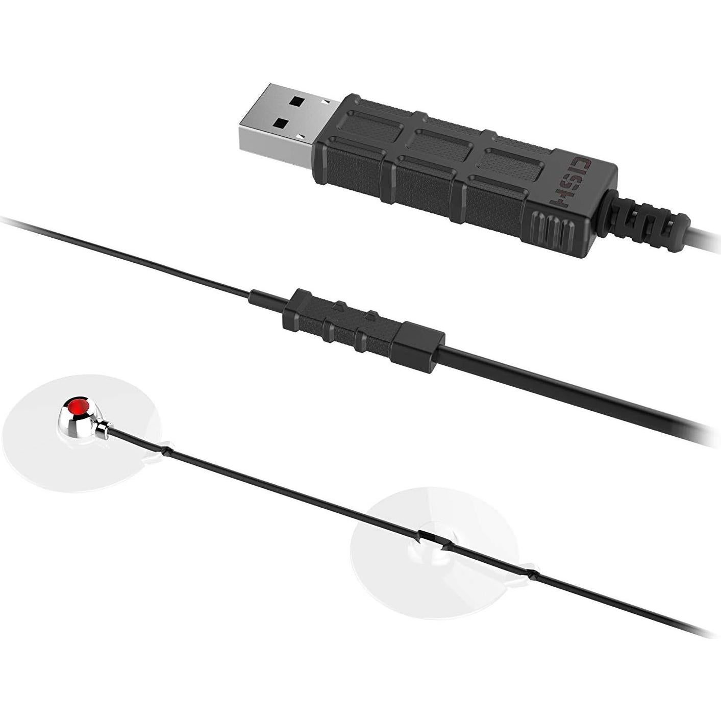 Hipshotdot HSD1619 PRO Mira LED Punto Rojo USB para Videojuegos