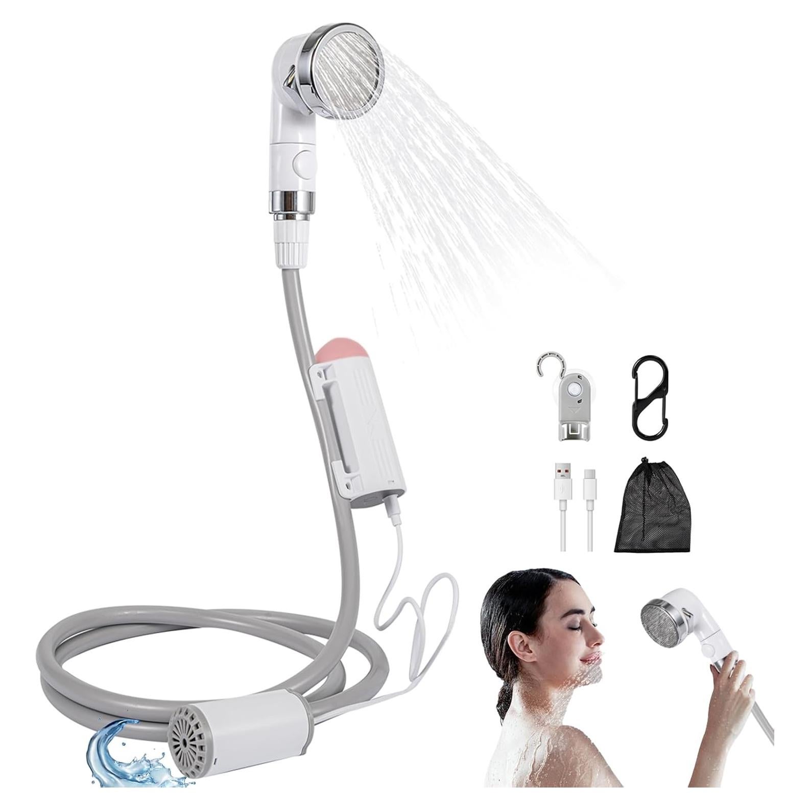 Ducha Portátil GZRLVVIN CS01 Batería Recargable LED 3 Modos