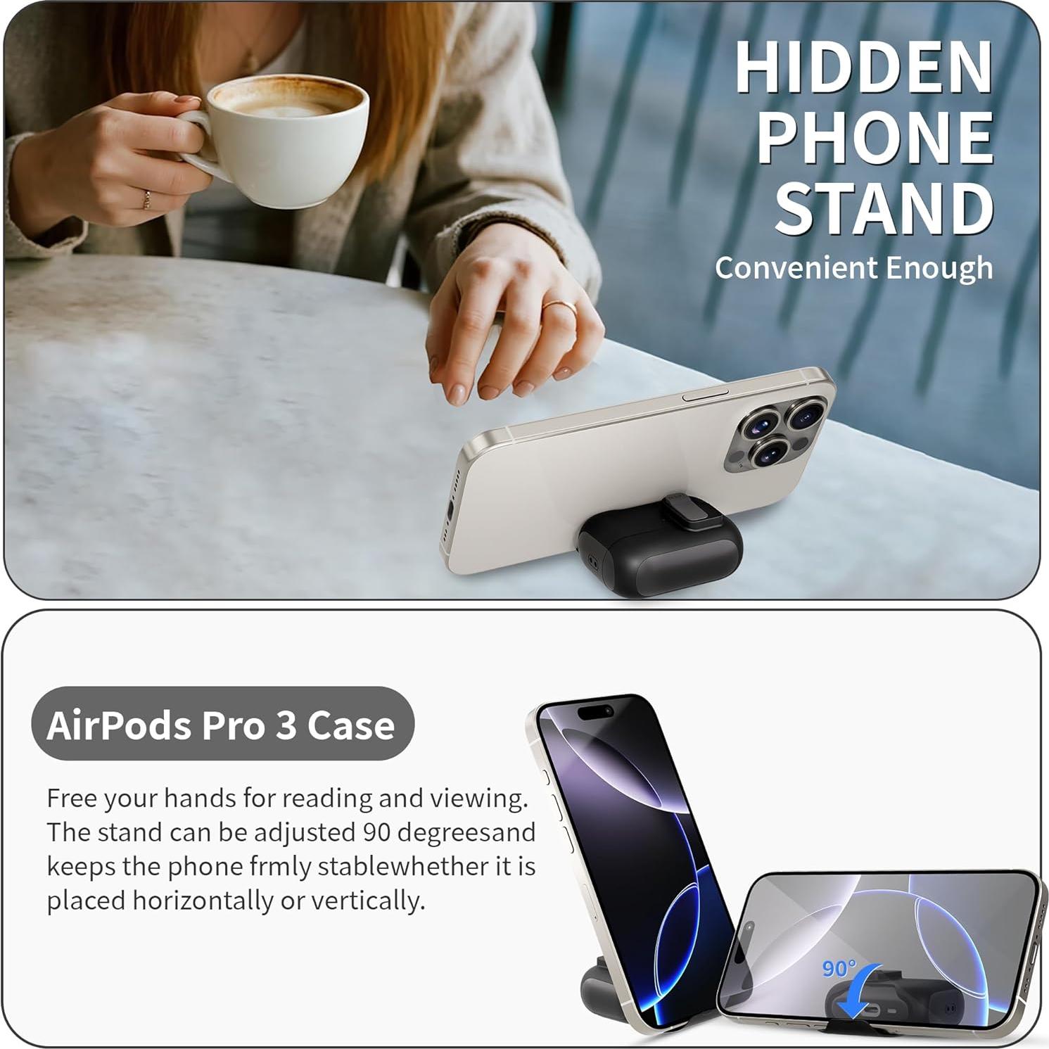 Funda Protectora Meiyasy para AirPods Pro 3 (2025) con Kit de Limpieza