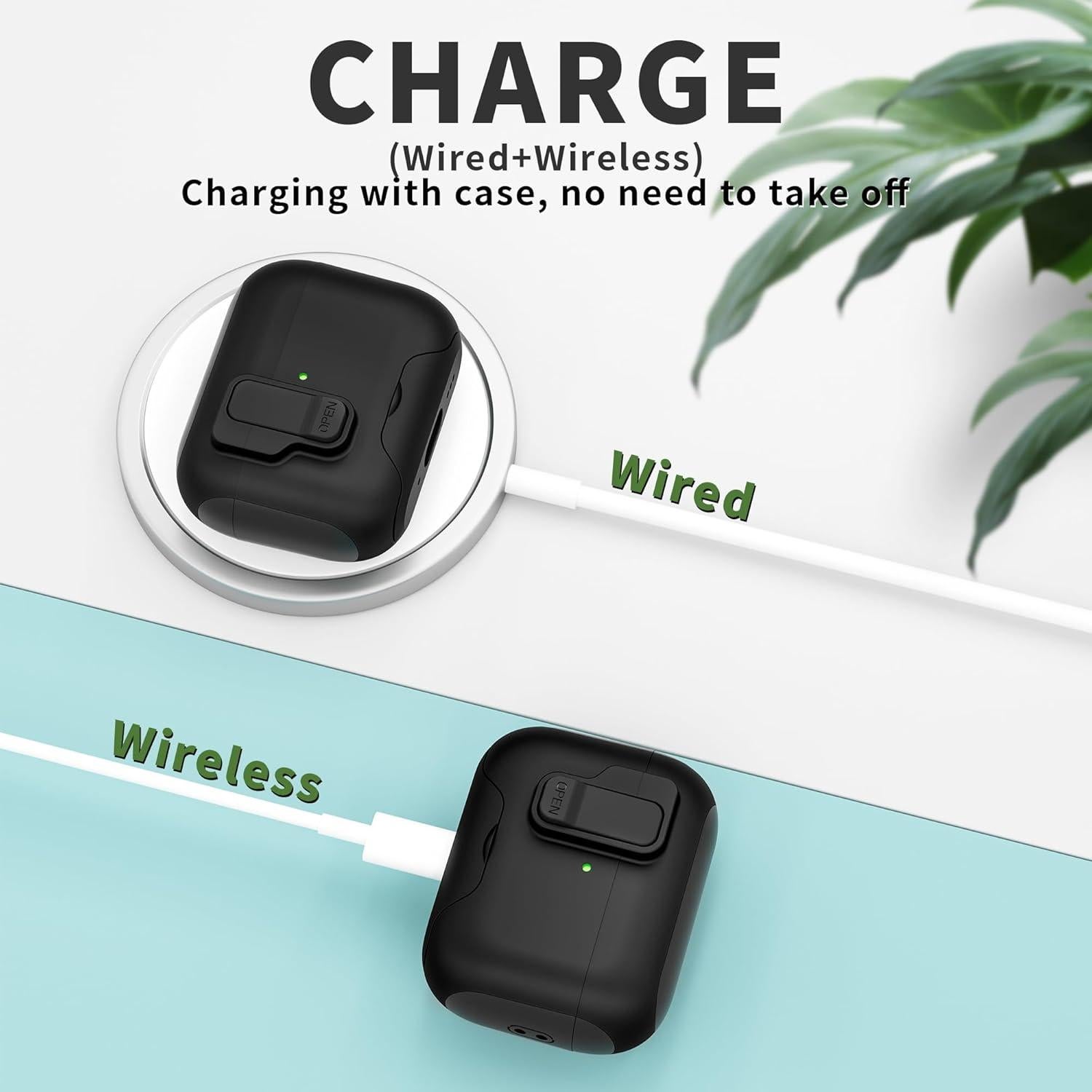 Funda Protectora Meiyasy para AirPods Pro 3 (2025) con Kit de Limpieza