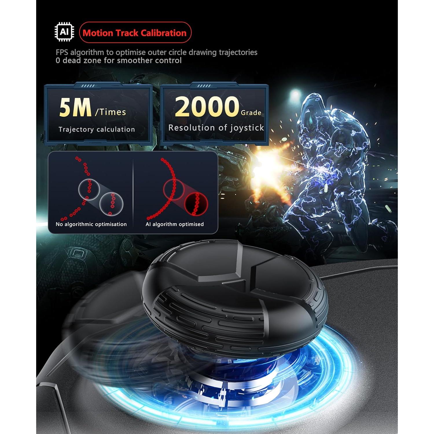 Controlador de Juego Inalámbrico BEITONG Zeus Pro - PC/Switch