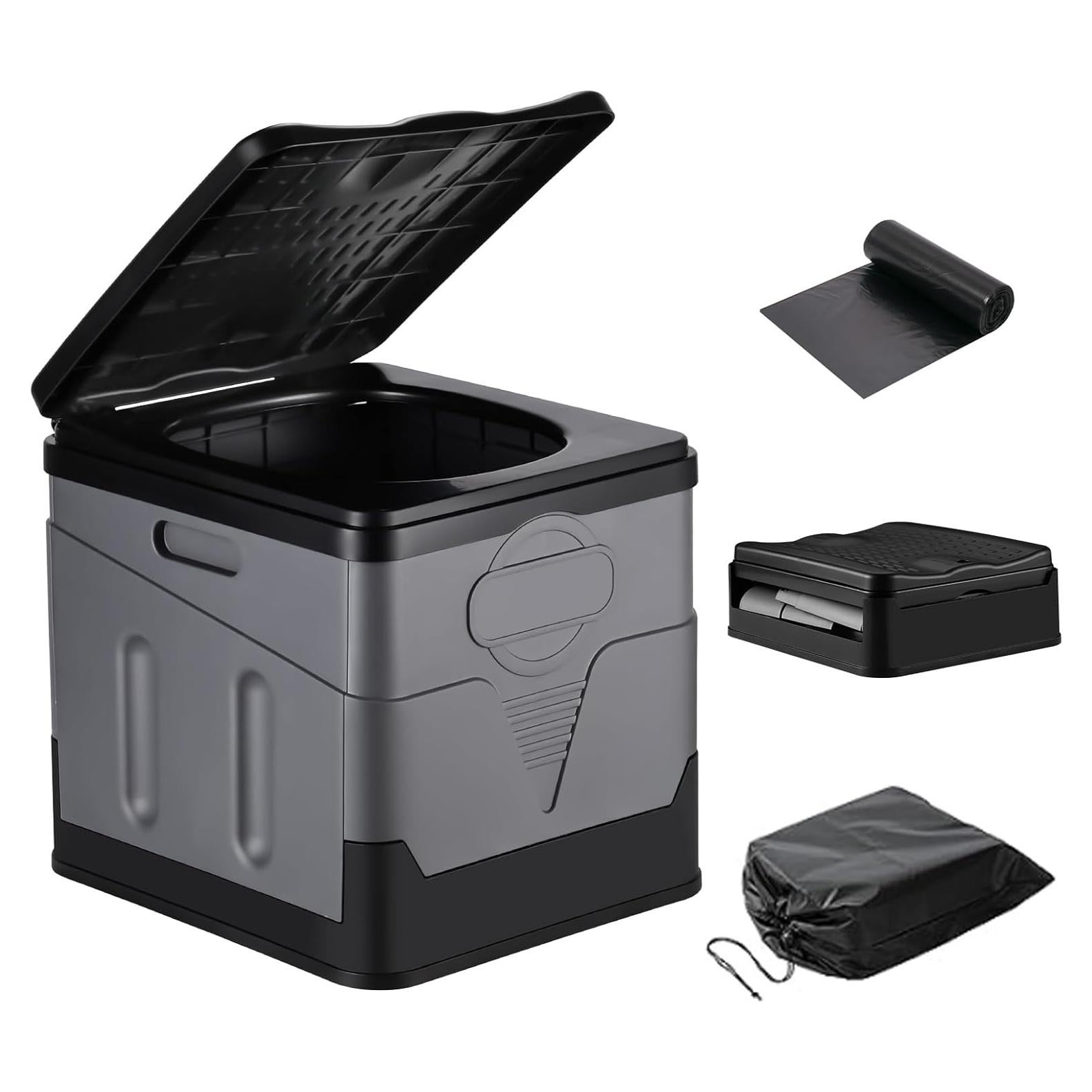 Inodoro Portátil RUILIXIN Plegable 29.97 cm Asiento 204 kg