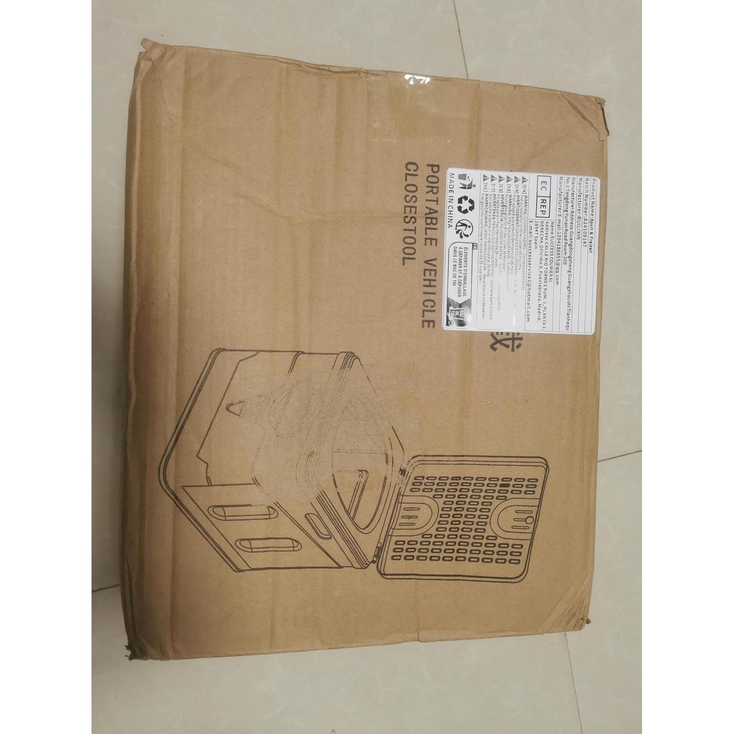 Inodoro Portátil RUILIXIN Plegable 29.97 cm Asiento 204 kg