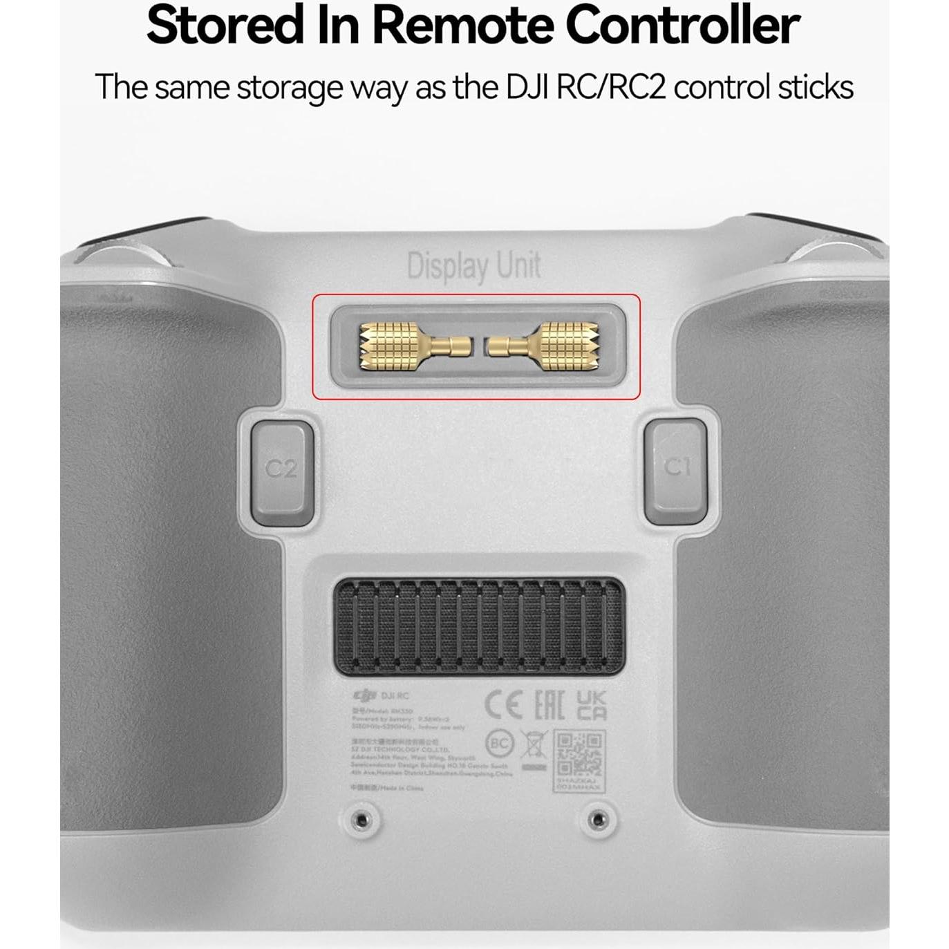 Palancas de Control Remoto LKTOP para DJI RC/RC2 - Oro