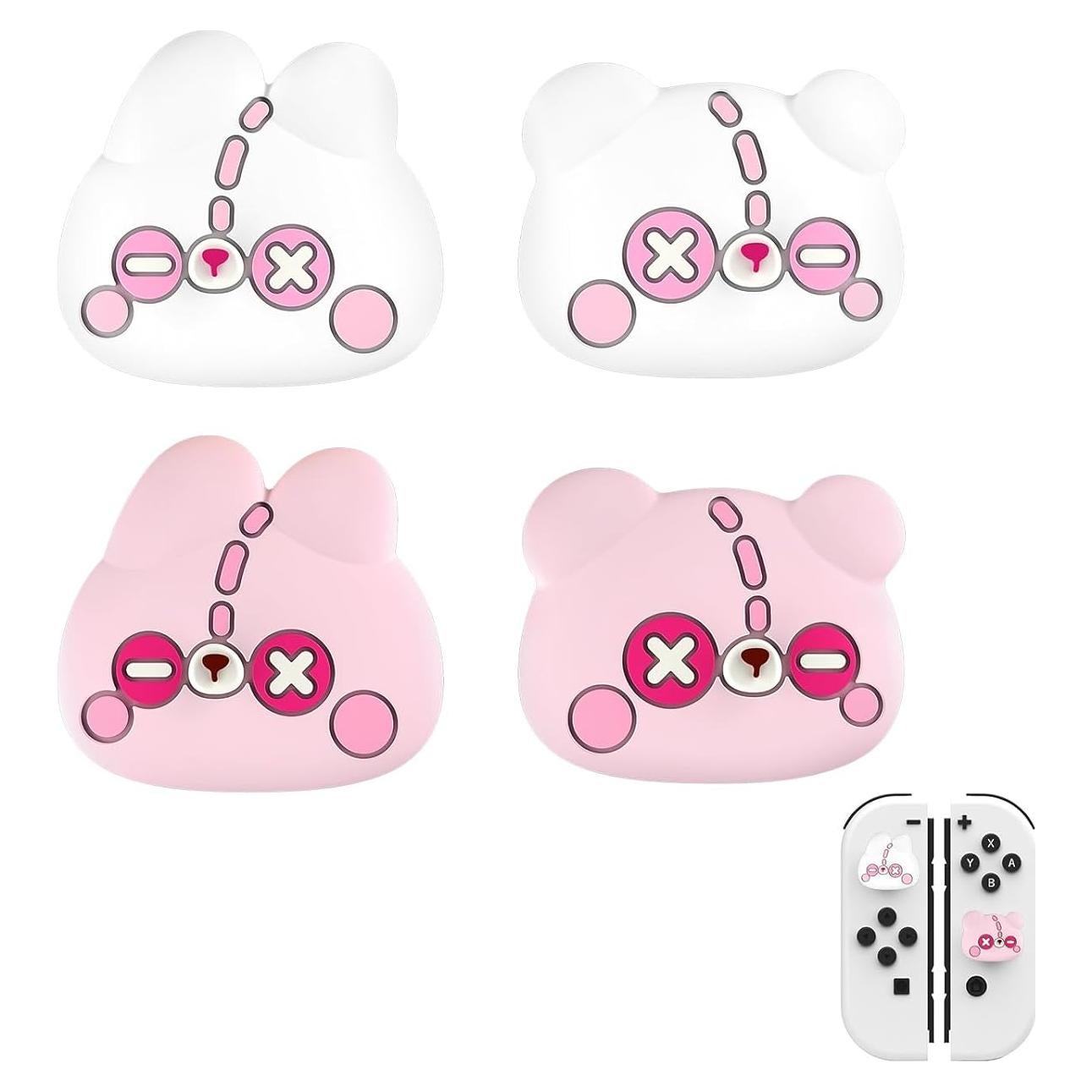 Tapa de Joystick Silicona WEUTOP para Switch/OLED/Lite 4 Pcs