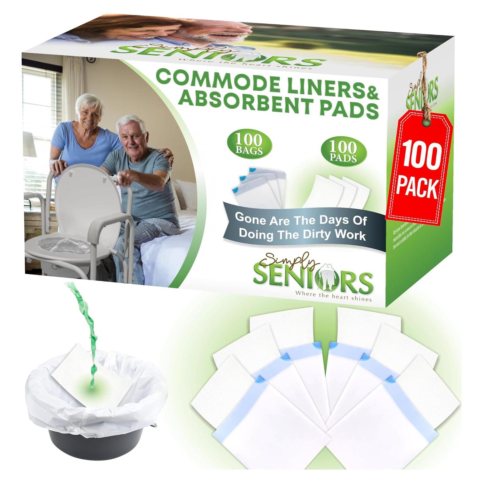 Forros de Comoda Simply Seniors 100 Unidades con Almohadillas