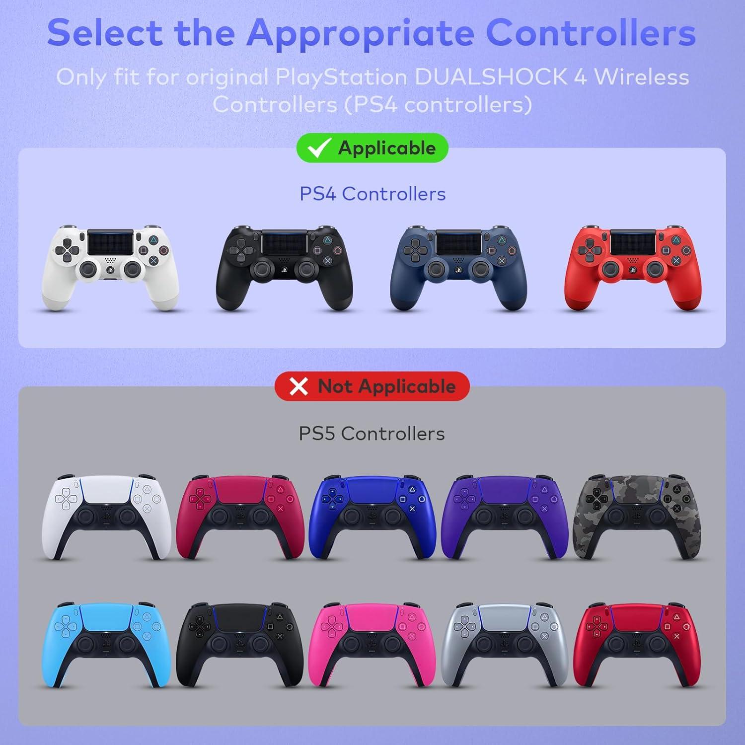 Funda Protectora Tiiletzote para Controlador PS4 - Negra