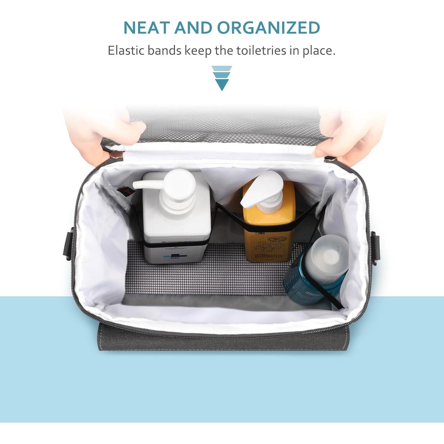 Caddy de Ducha SKYREH Negro 24x15x27 cm Secado Rápido