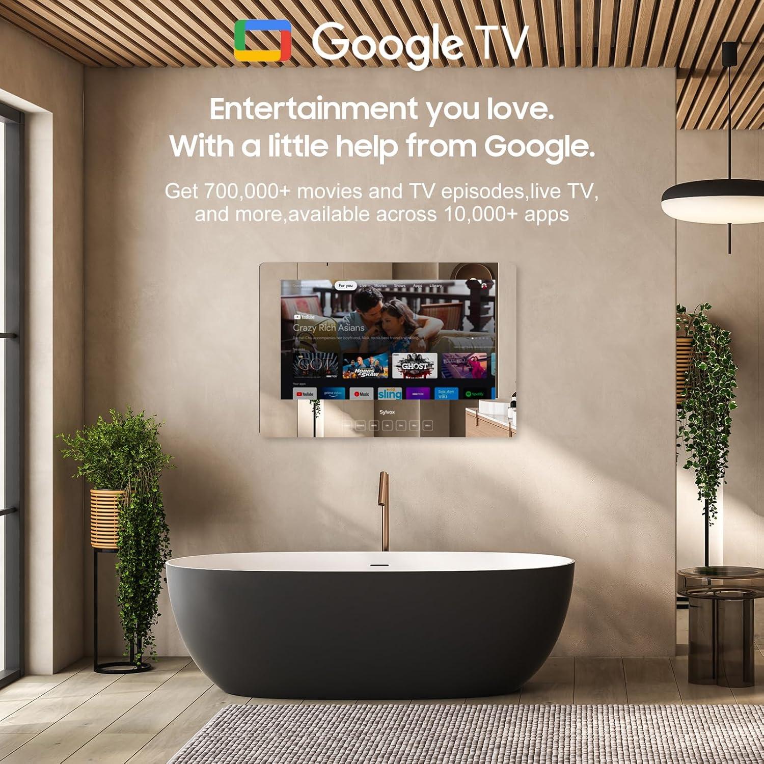 Televisor Espejo SYLVOX 24" 1080P IP66 WiFi Bluetooth