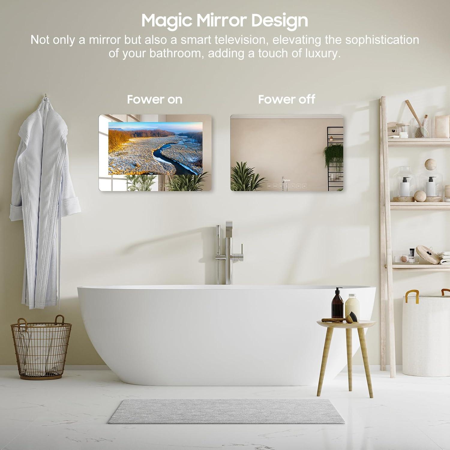 Televisor Espejo SYLVOX 24" 1080P IP66 WiFi Bluetooth