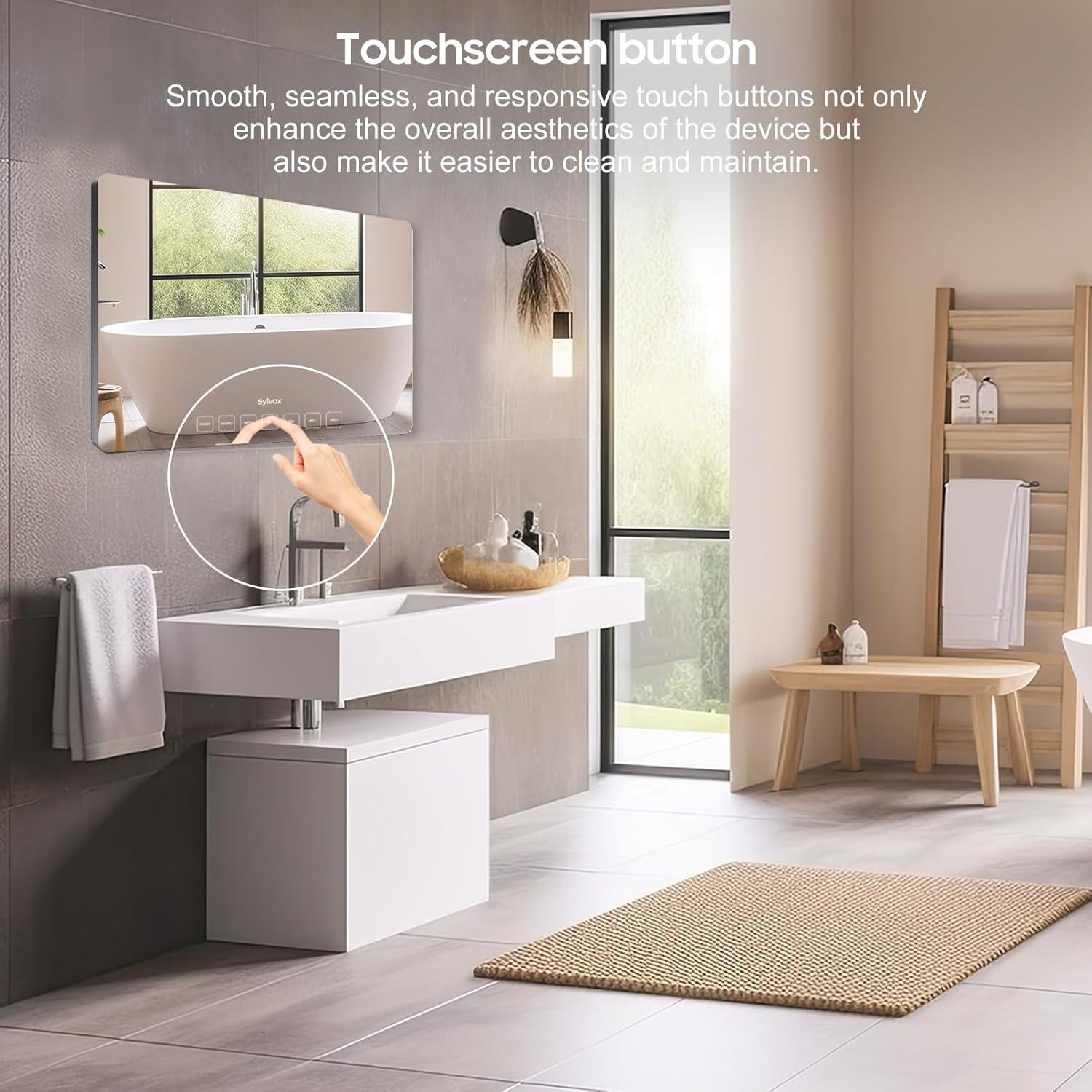 Televisor Espejo SYLVOX 24" 1080P IP66 WiFi Bluetooth