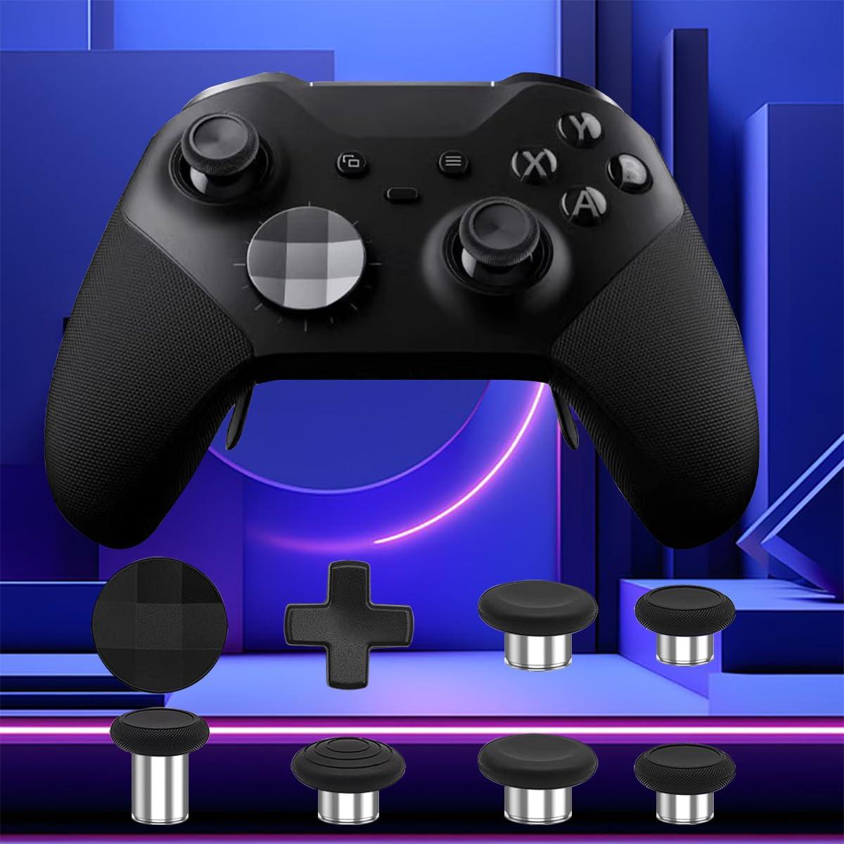 Kit 17 en 1 Accesorios Reemplazo Thumbsticks Metal Xbox One Elite