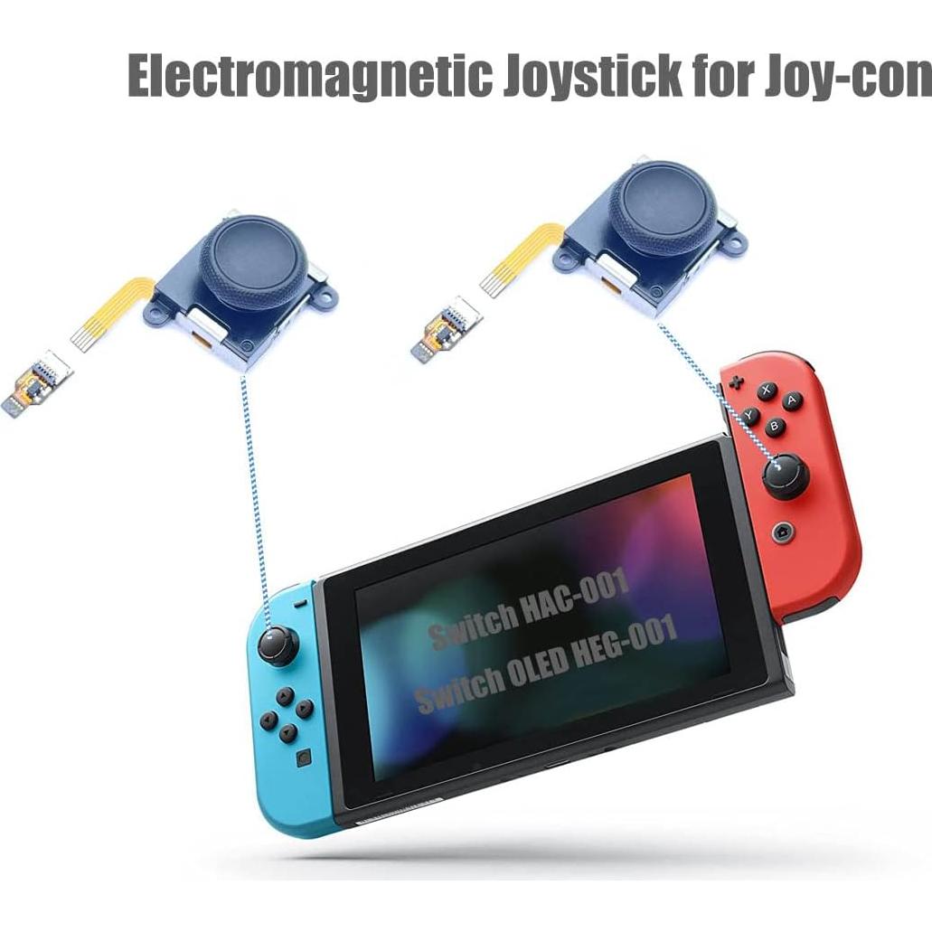 Joystick Hall Electromagnético ElecGear para Joy-Con Switch