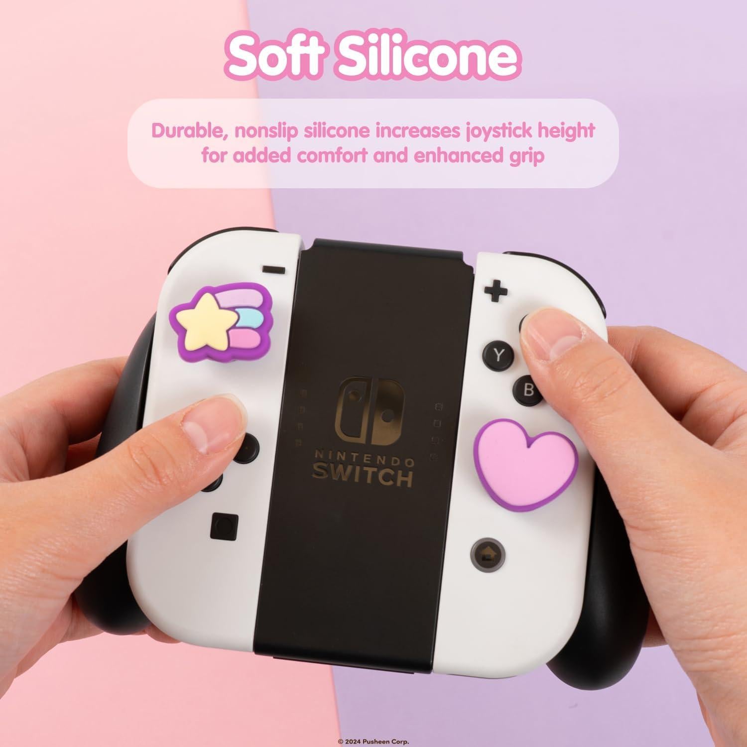 Tapas de Joystick Hamee Pusheen para Nintendo Switch OLED/Lite