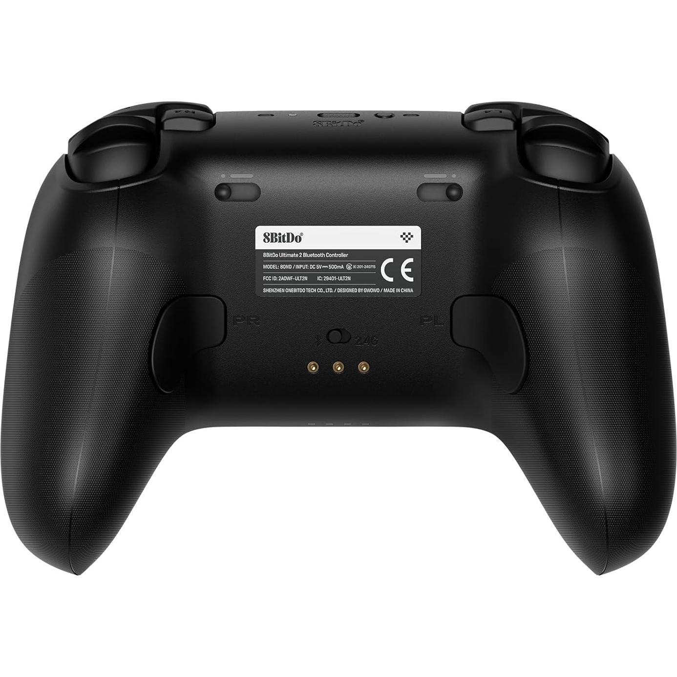 Controlador Bluetooth 8Bitdo Ultimate 2 para Switch y PC - Negro