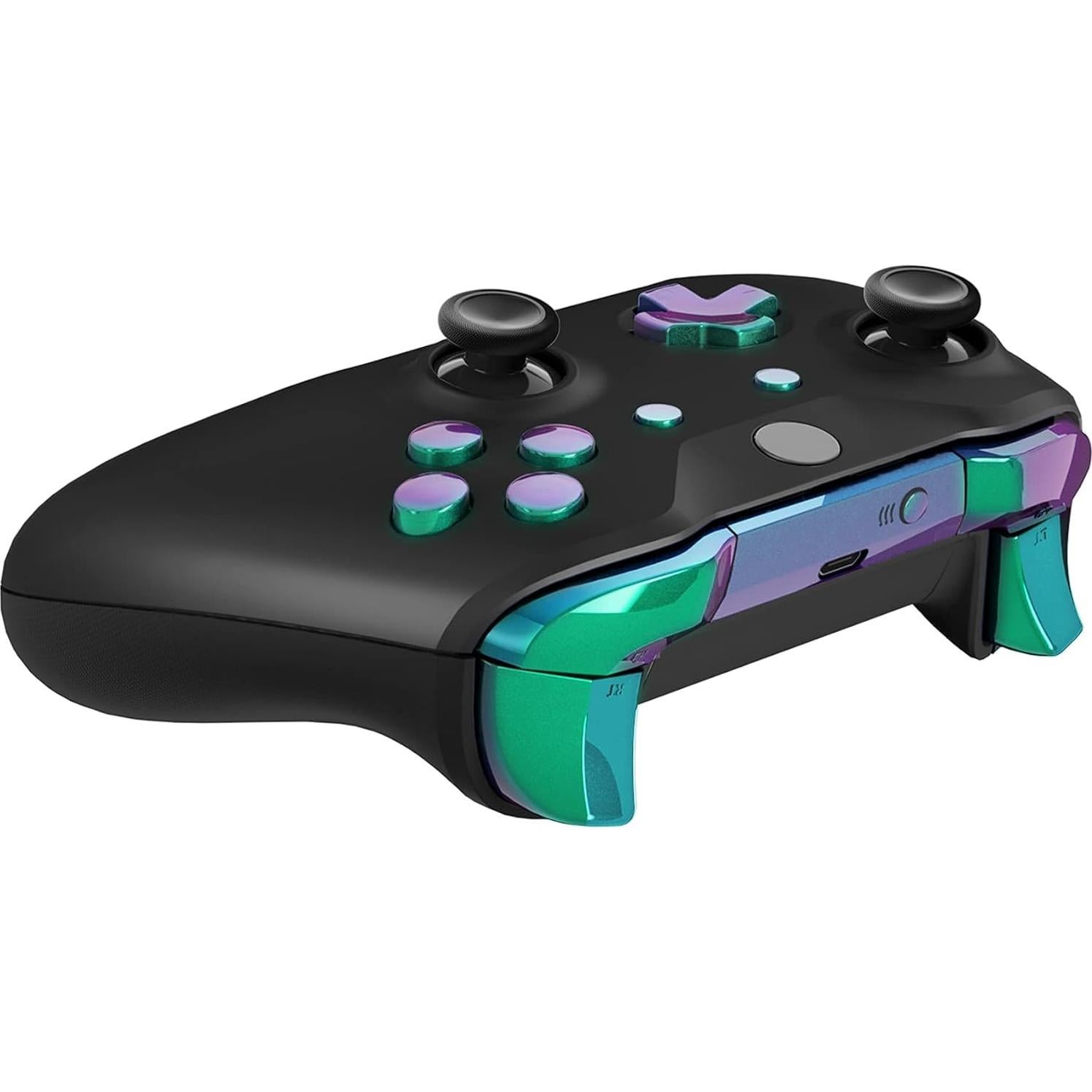 Kit de Botones eXtremeRate para Controlador Xbox One S/X Verde Morado