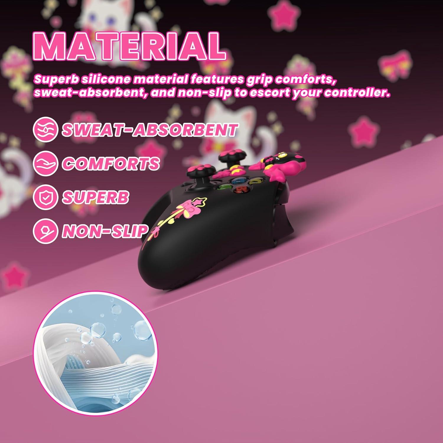 Funda de Silicona Gatito Dulce PlayVital para Xbox Series X/S