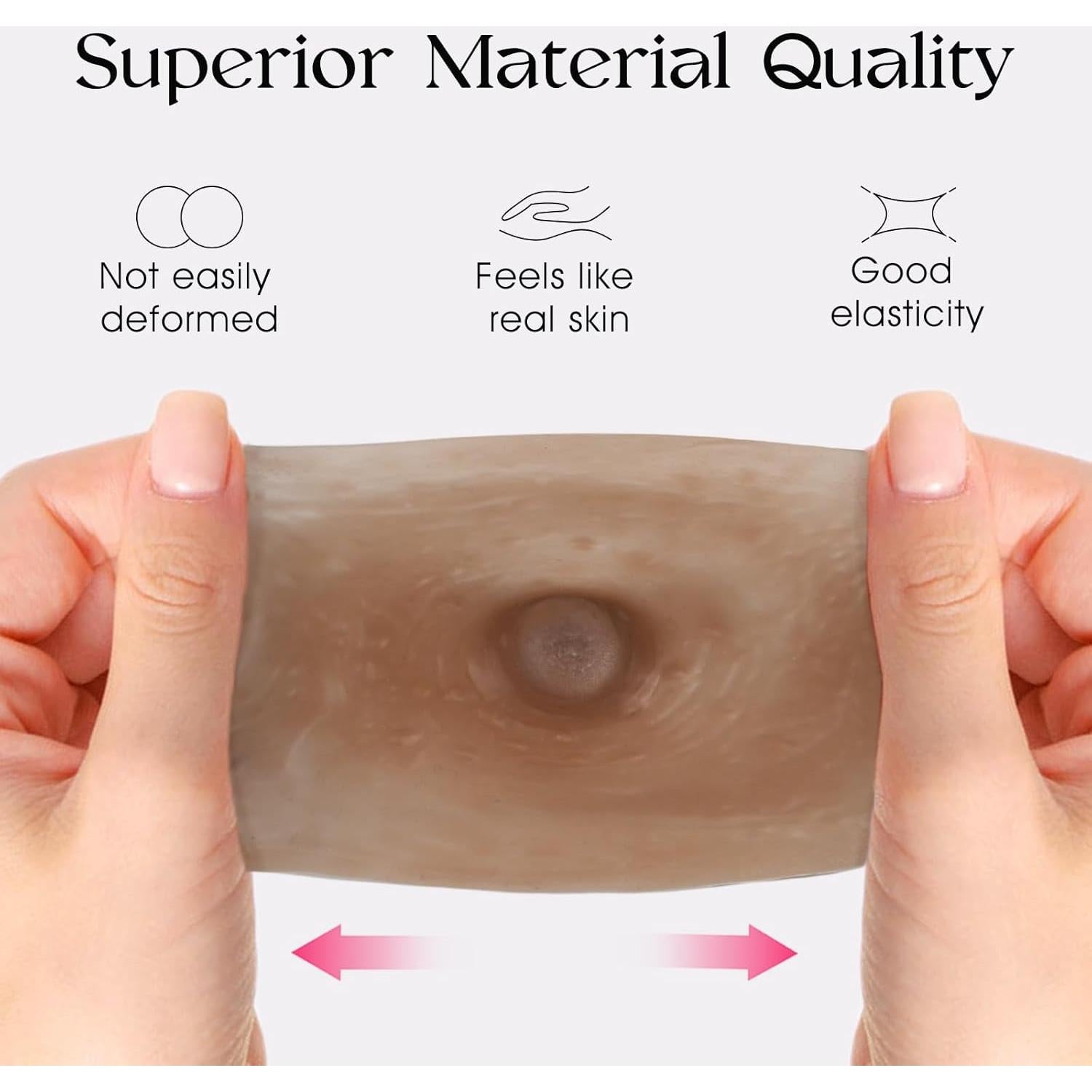 Nipples Silicona Adhesiva Reutilizables Vollence Mediano