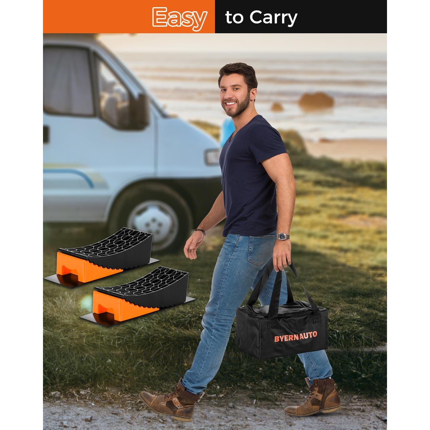 Kit de Rampas Niveladoras BYERNAUTO 2 Paquetes 3.73 kg