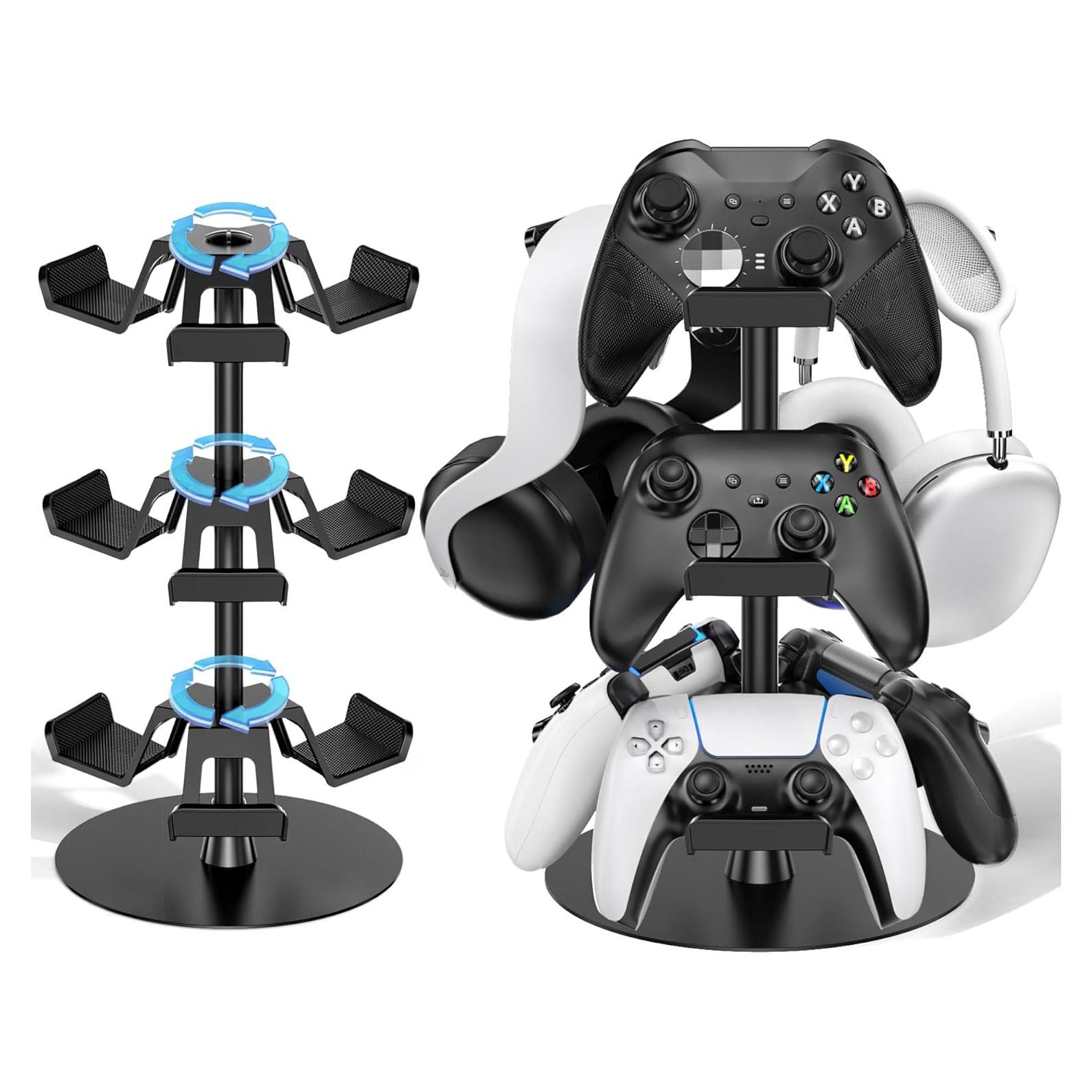 Soporte para Auriculares Kosker 3 Niveles Negro 32.3 cm