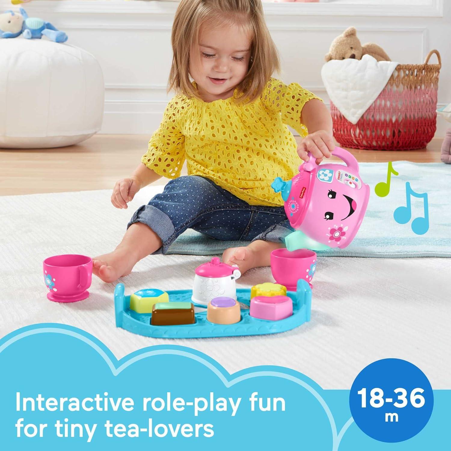 Juego de Té Interactivo Fisher-Price Ríe y Aprende 18+ Meses